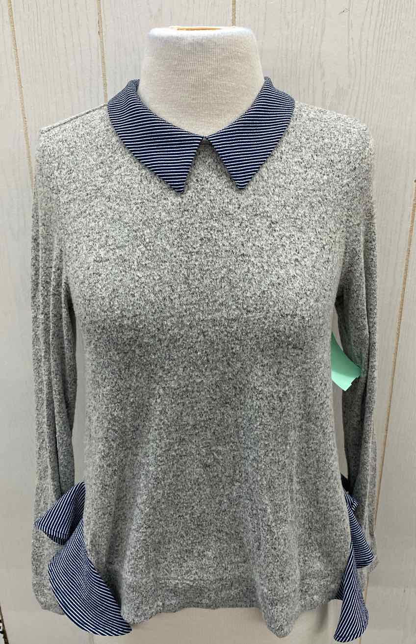 Monteau Gray Womens Size M Shirt