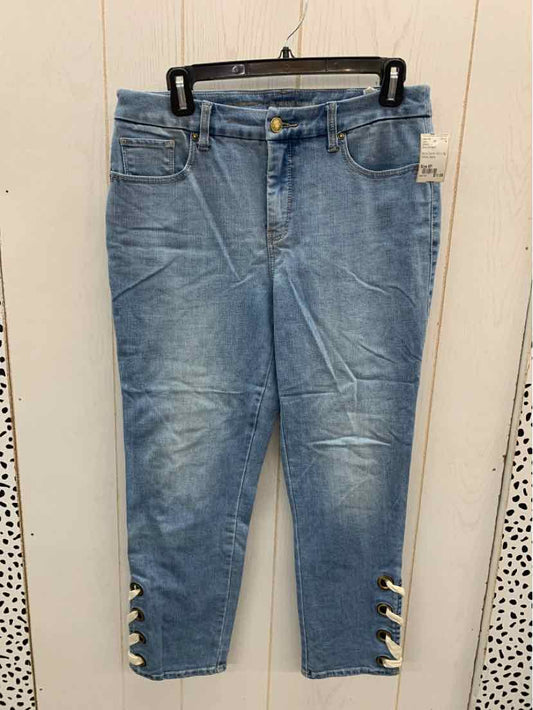 Chico's Blue Womens Size 8P Jeans