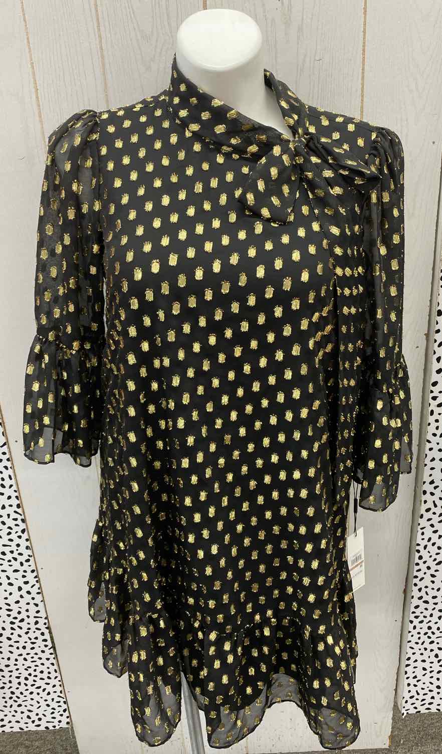 Calvin Klein Black Womens Size 12 Dress