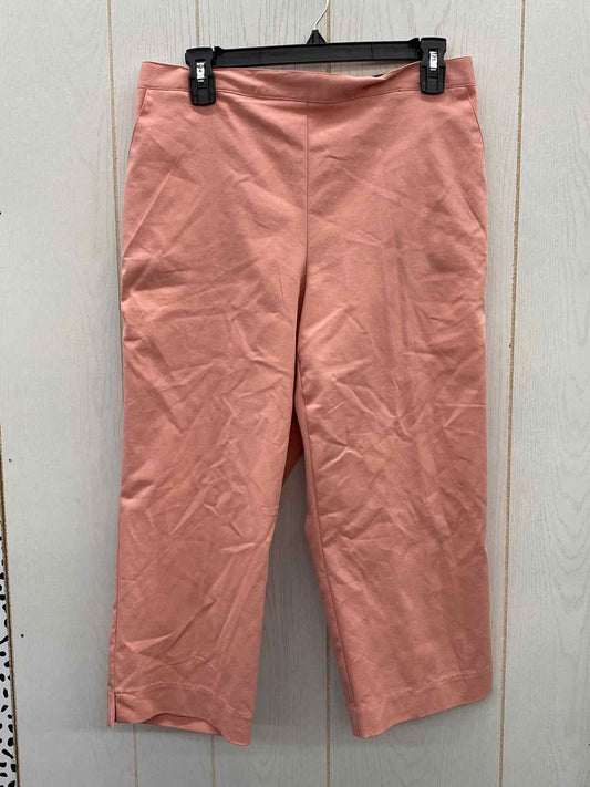 Alfred Dunner Pink Womens Size 8 Pants