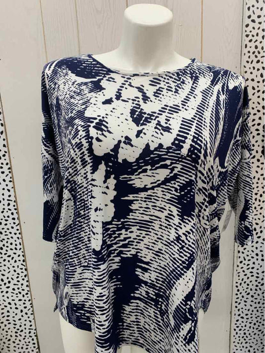 Clara Sun Woo Blue Womens Size L/XL Shirt