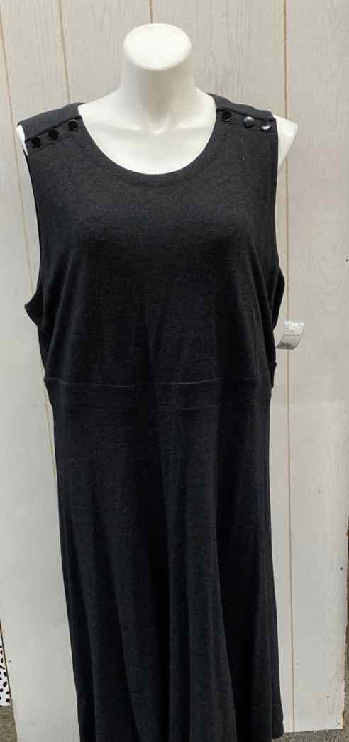 LOFT Gray Womens Size 24 Dress