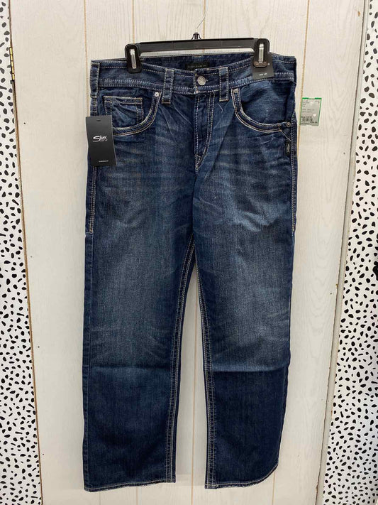Silver Size 32/30 Mens Jeans