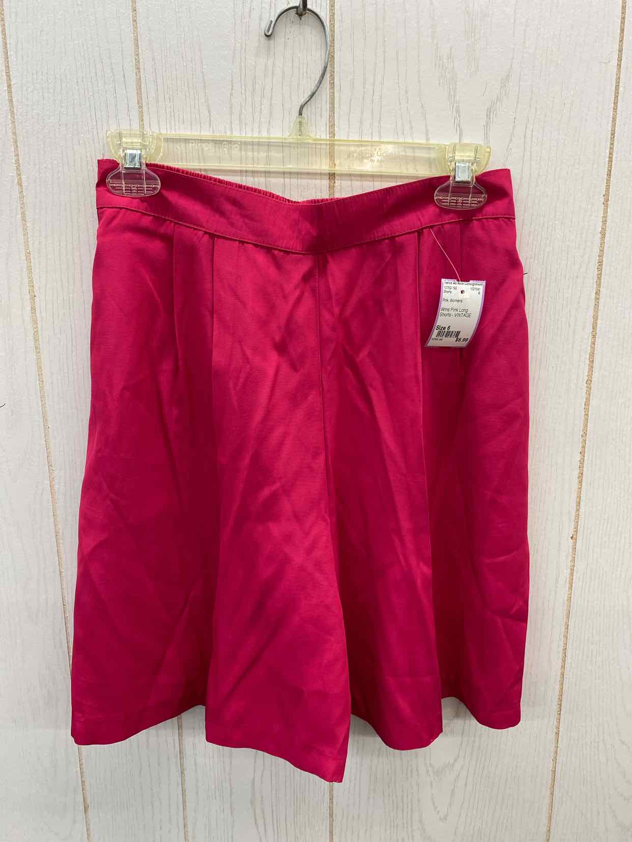 Pink Womens Size 6 Shorts