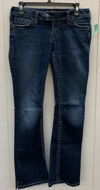 Silver Blue Womens Size 4 Jeans