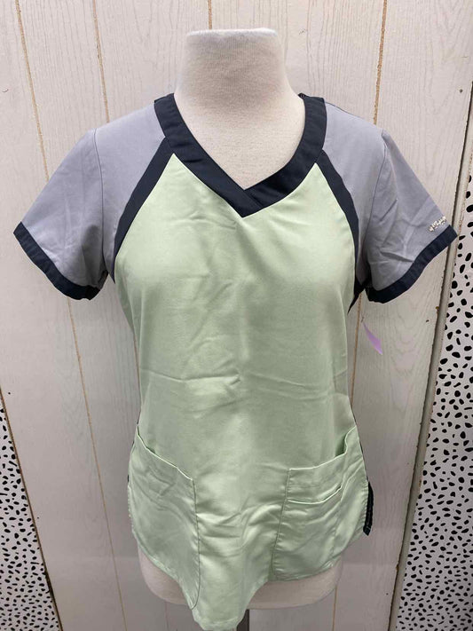 Greys Anatomy Gray Womens Size Small Scrub Top