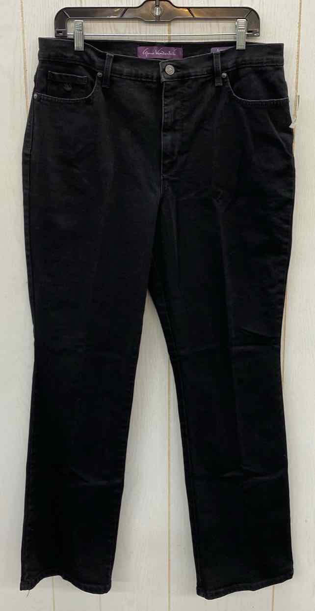 Gloria Vanderbilt Black Womens Size 14 Pants