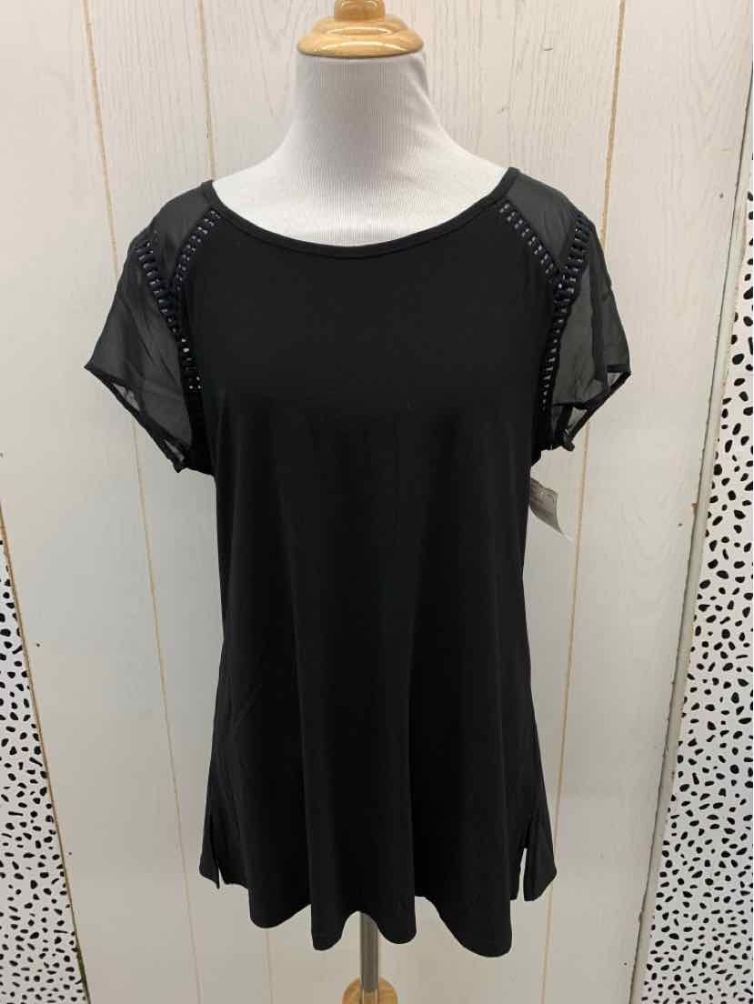 CATO Black Womens Size M Shirt