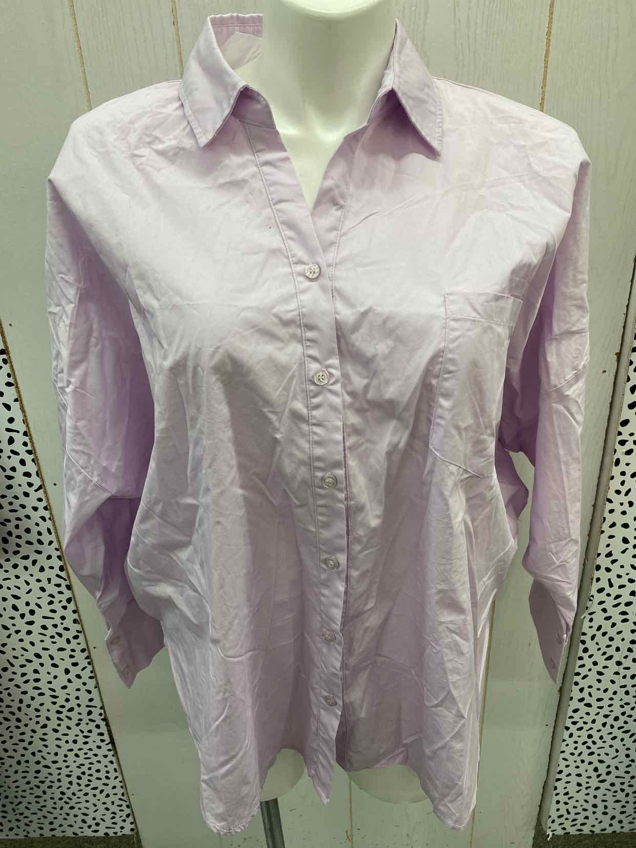 Hyfve Hyfve Hyfve Lavender Womens Size L Shirt