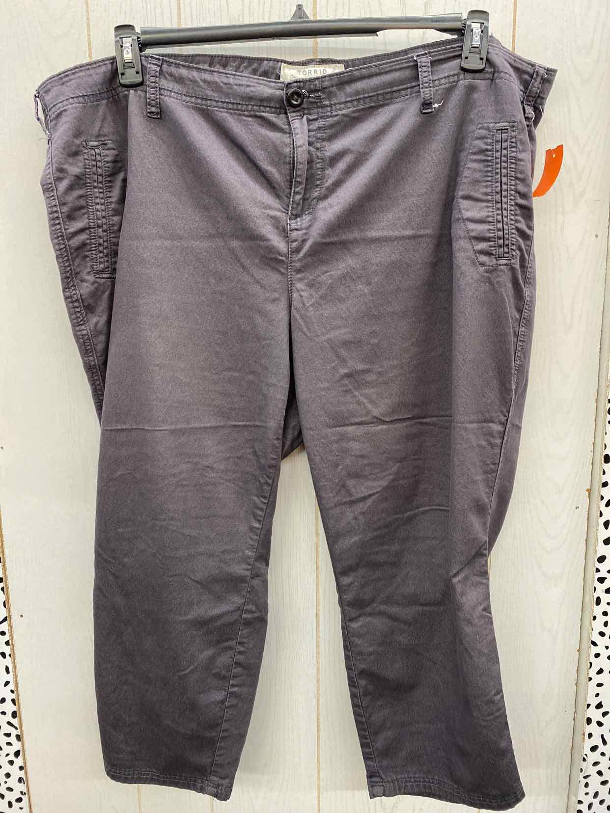 Torrid Gray Womens Size 22 Pants