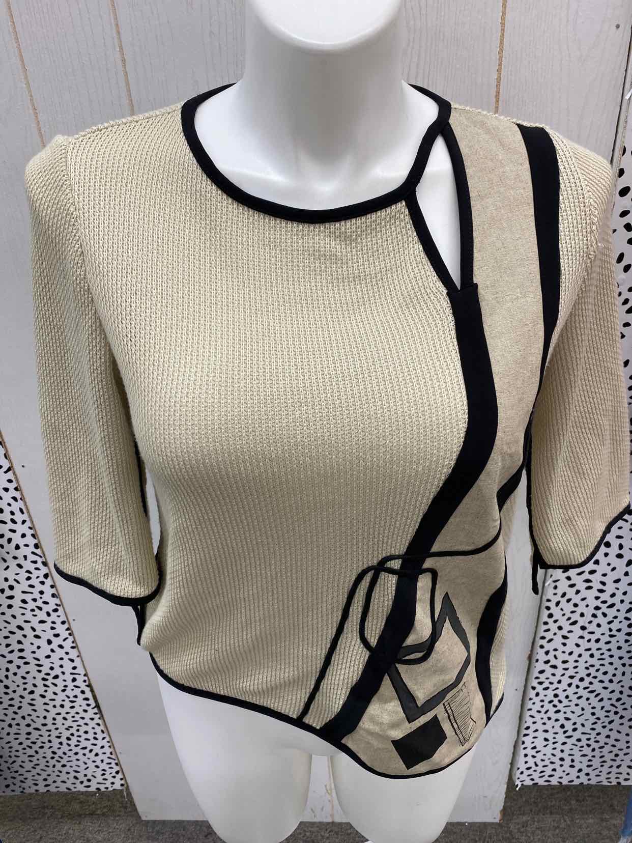 Joseph Ribkoff Tan Womens Size L Shirt