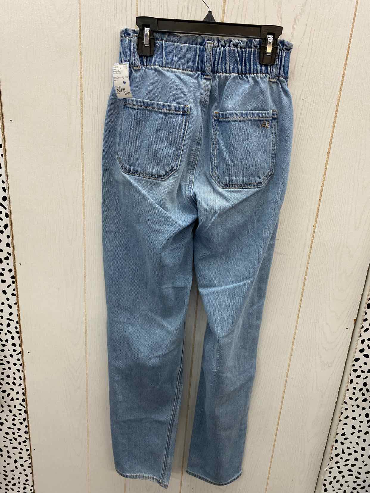 American Eagle Blue Womens Size 00 Jeans