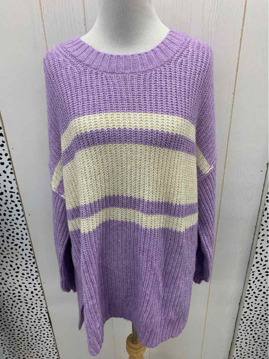 American Eagle Purple Womens Size Small Sweater