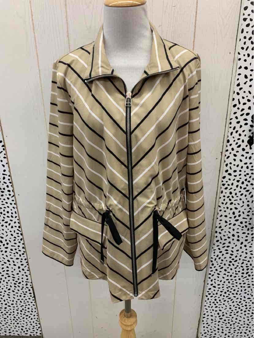 Chico's Tan Womens Size M Shirt