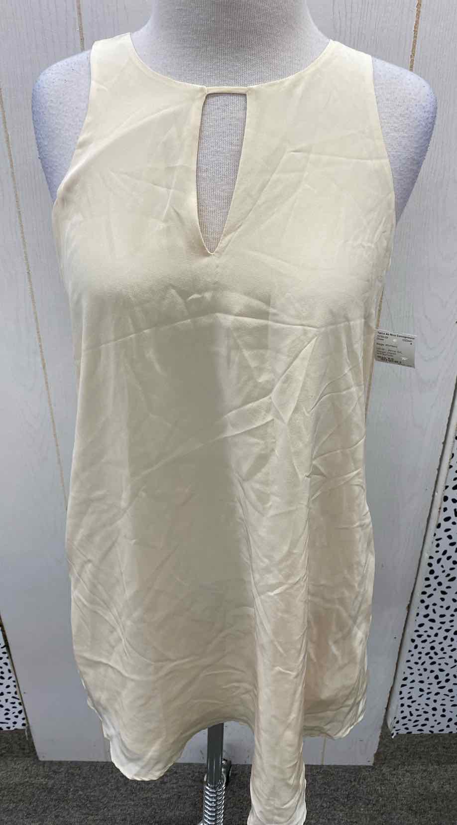 Beige Womens Size XS Dress