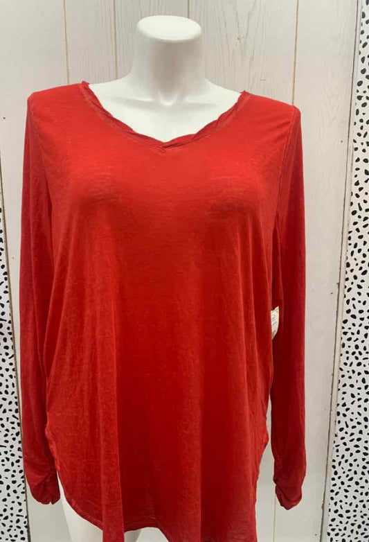 Lane Bryant Red Womens Size 18/20W Shirt