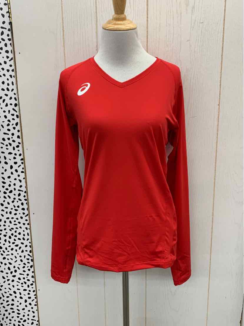 Asics Red Womens Size Small Shirt