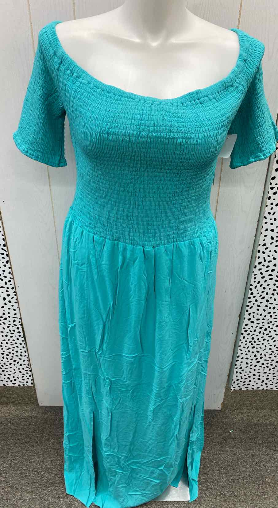 Retrology Teal Womens Size 3X Dress