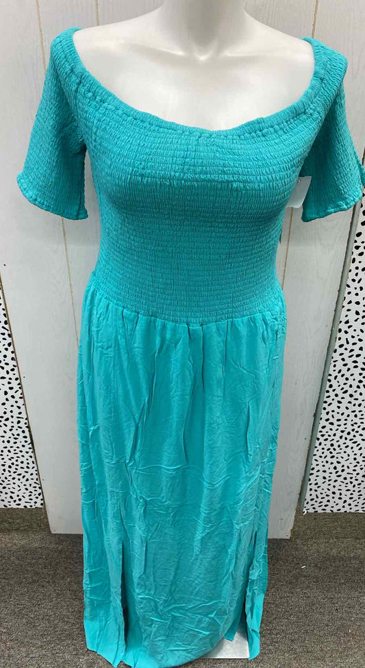 Retrology Teal Womens Size 3X Dress