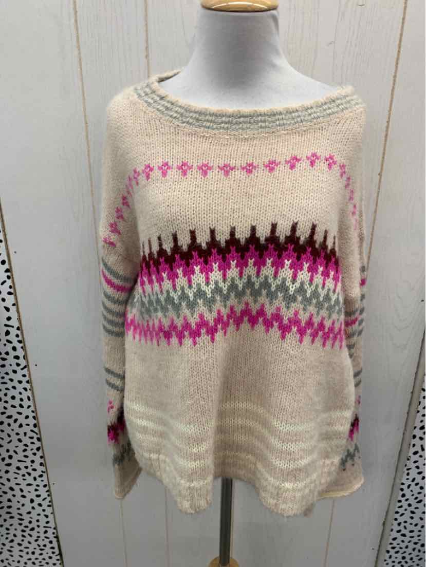 Solutions Pink Womens Size Small Sweater