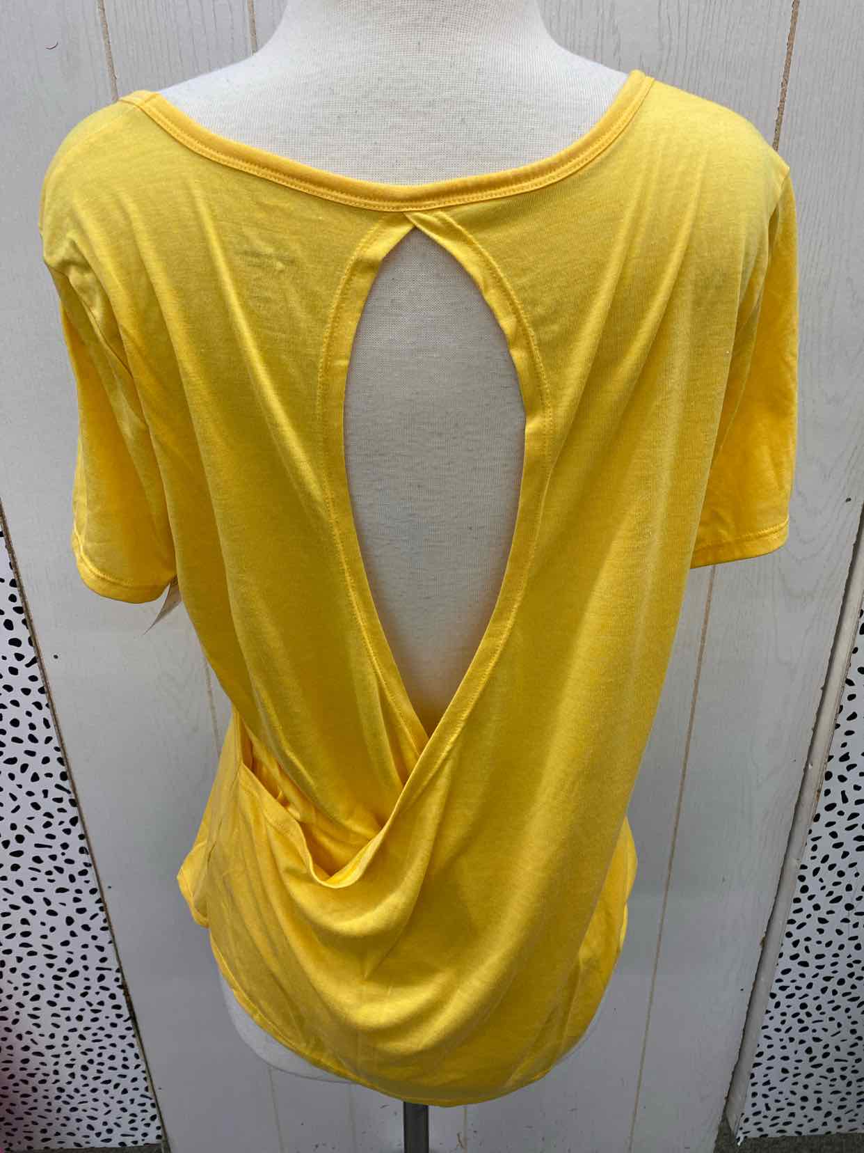 Old Navy Yellow Womens Size M Tall Shirt