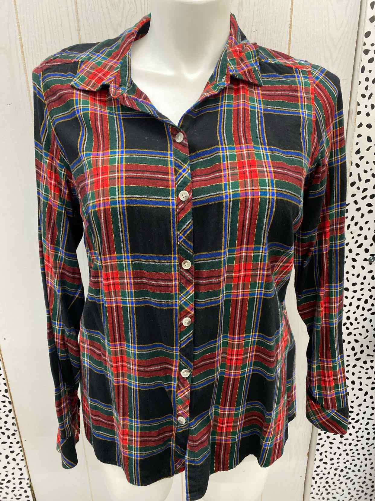 Croft & Barrow Black Womens Size L Shirt