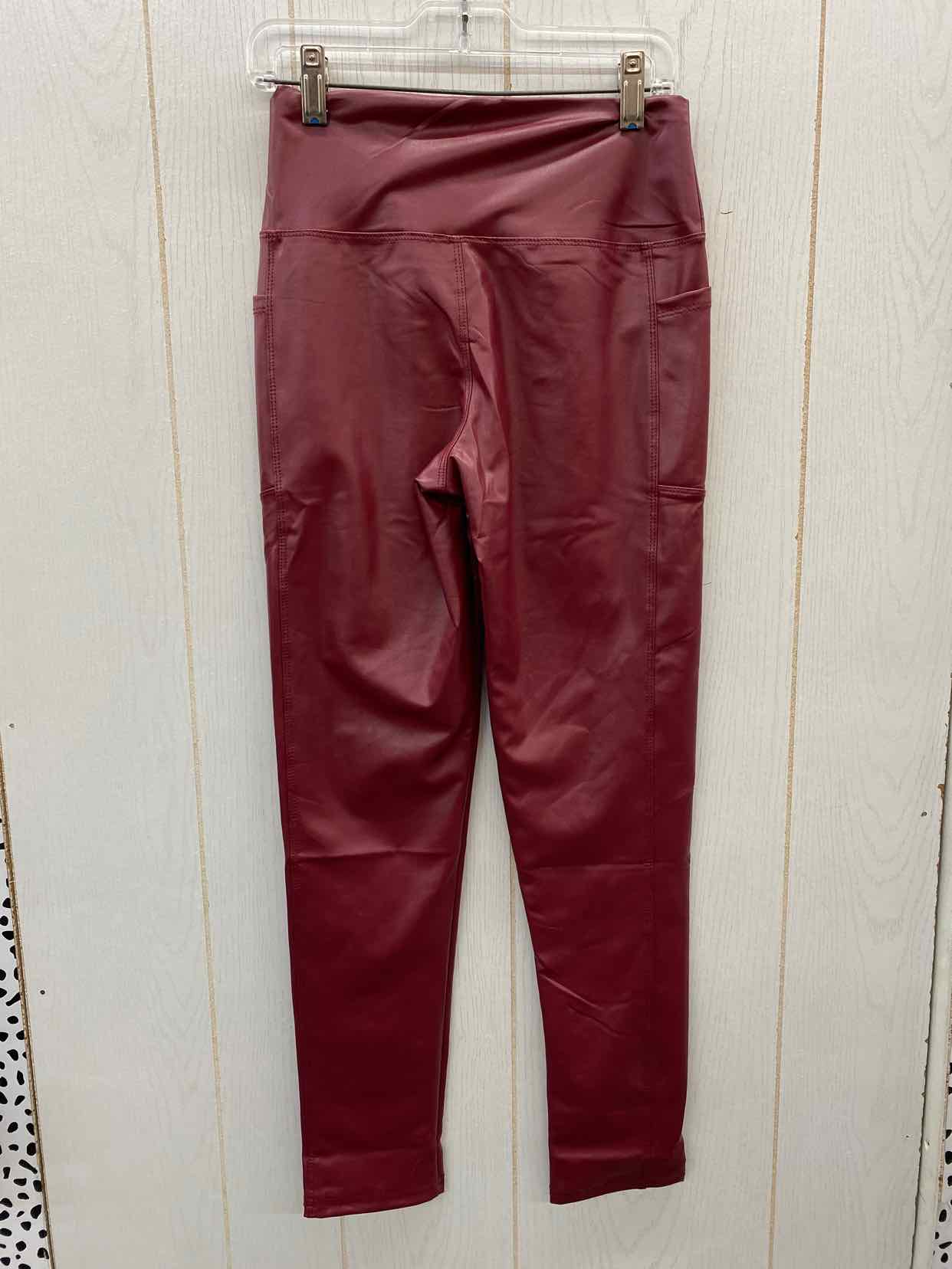 Burgundy Junior Size XS Leggings