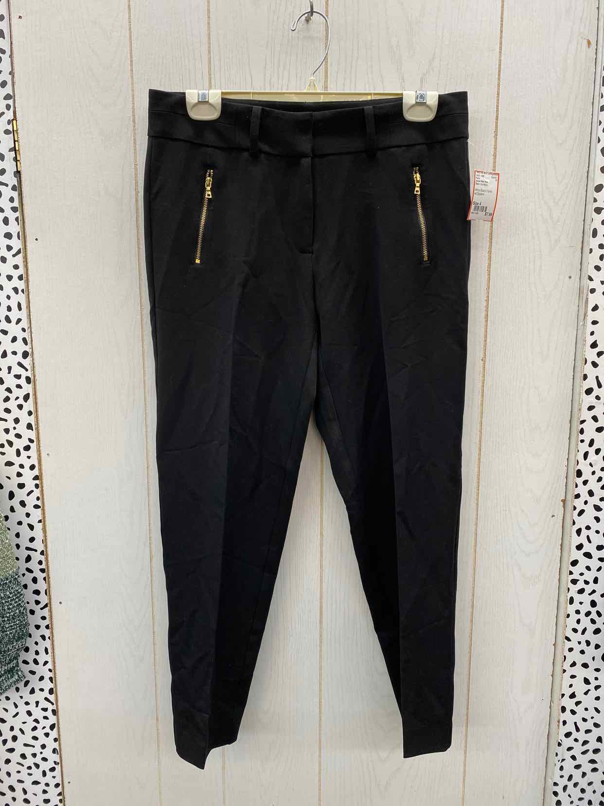 Jones New York Black Womens Size 4 Pants