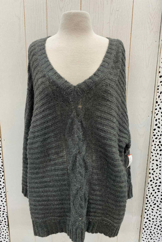 American Eagle Gray Womens Size M Sweater