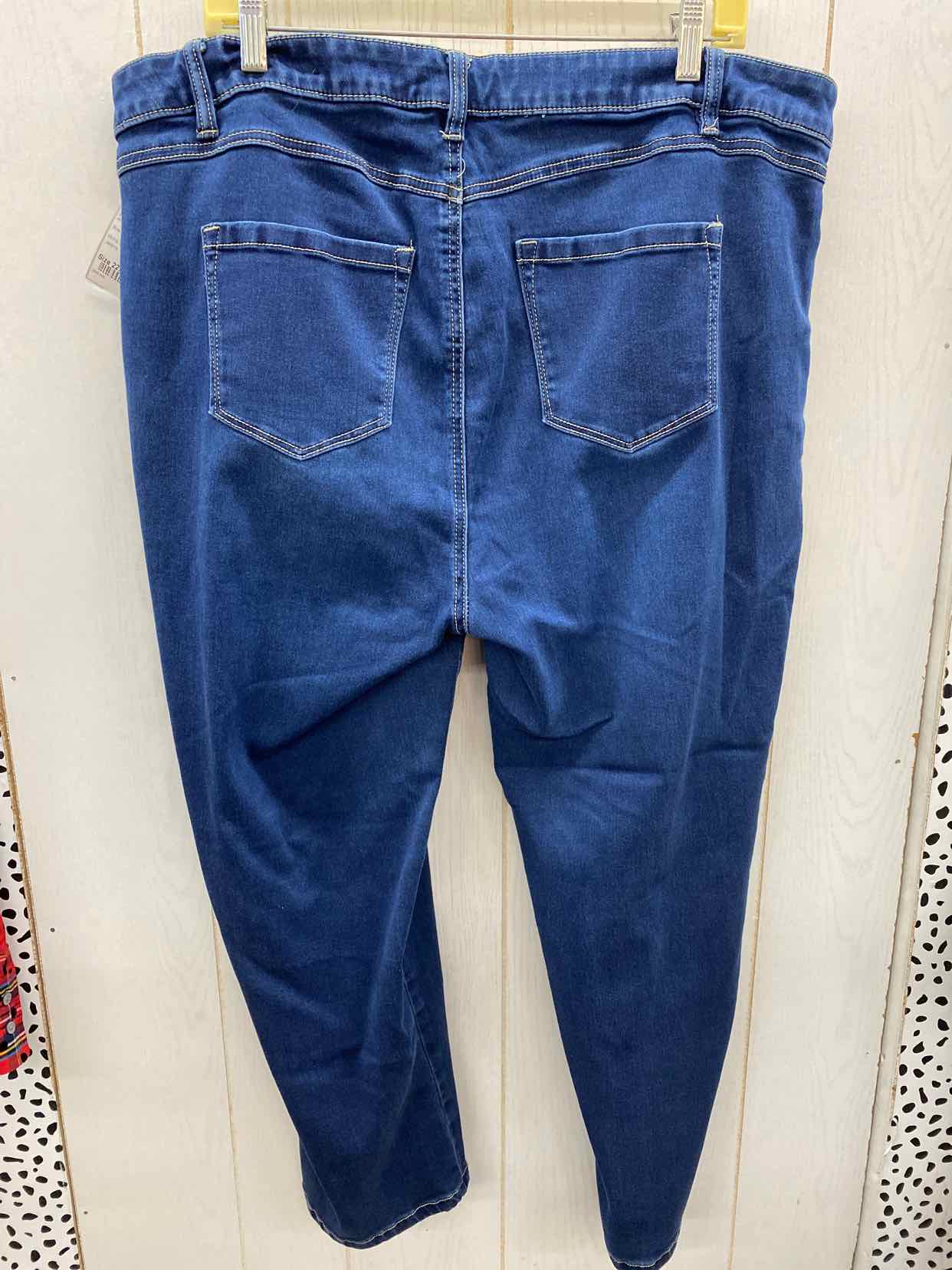 Blue Womens Size 22P Jeans