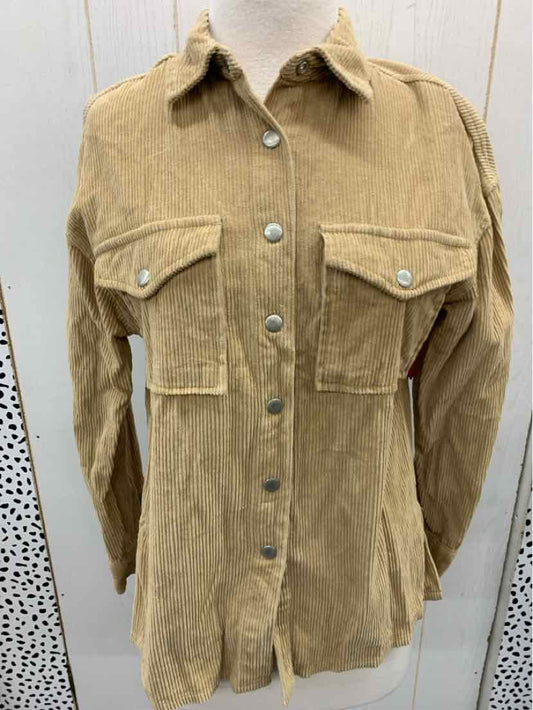 Japna Beige Womens Size M Shirt