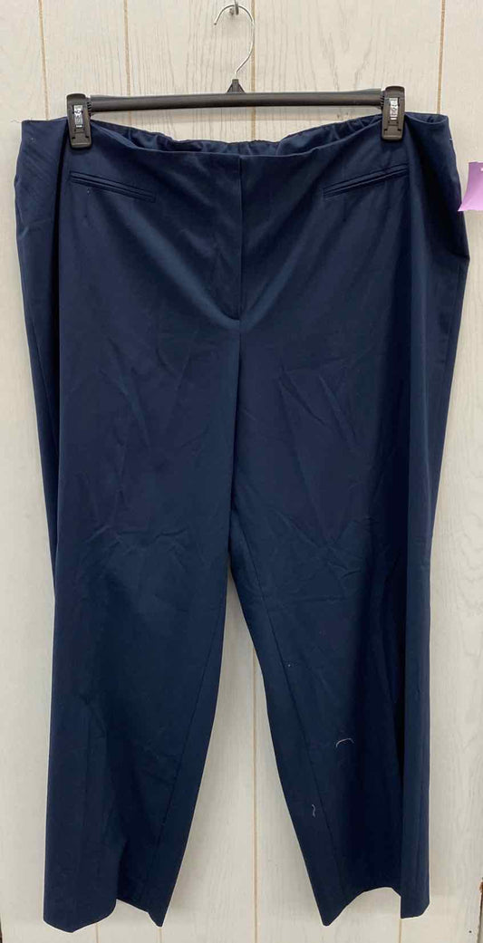 Talbots Navy Womens Size 24W Pants