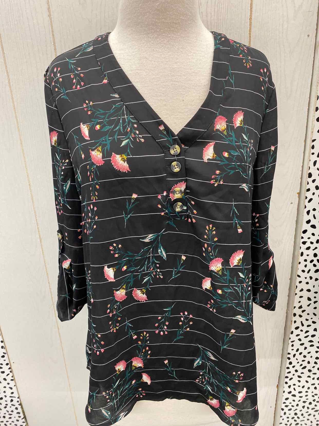 Maurices Black Womens Size M Shirt