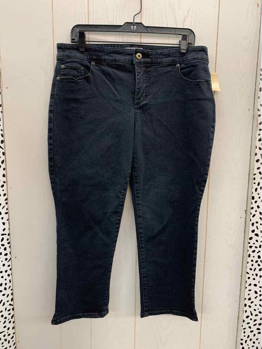 Chico's Black Womens Size 12 Jeans