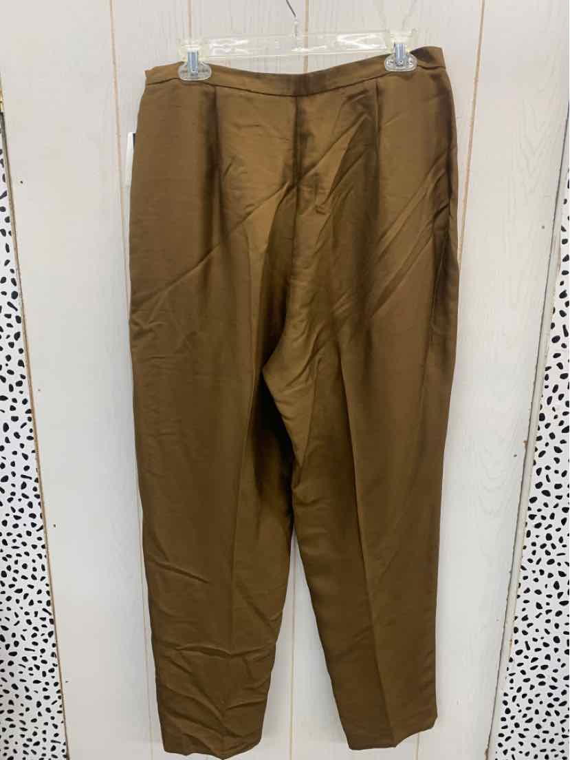 Chaus Brown Womens Size 14 Pants