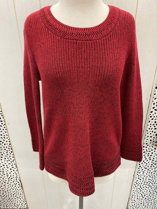 Style & Co Red Womens Size Small Sweater