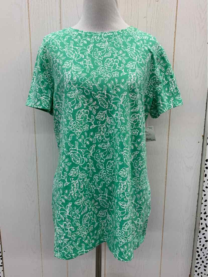 Isaac Mizrahi Green Womens Size M Shirt