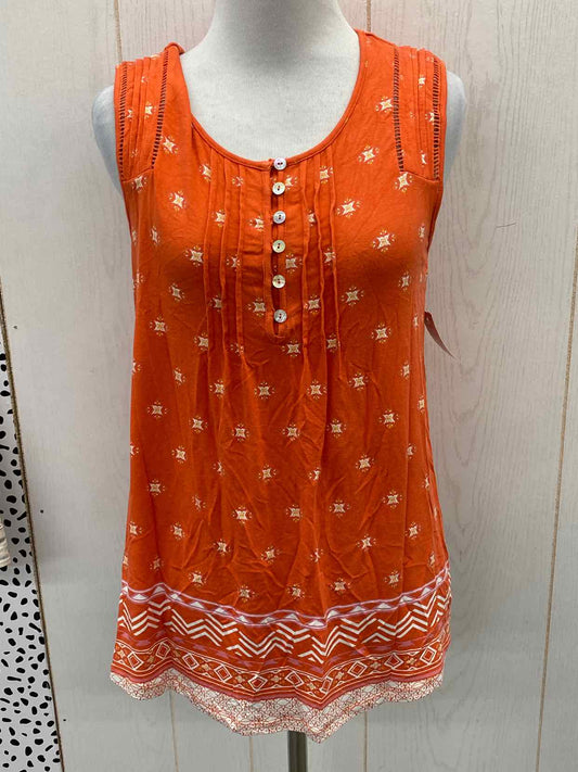 Daniel Rainn Orange Womens Size Small Shirt