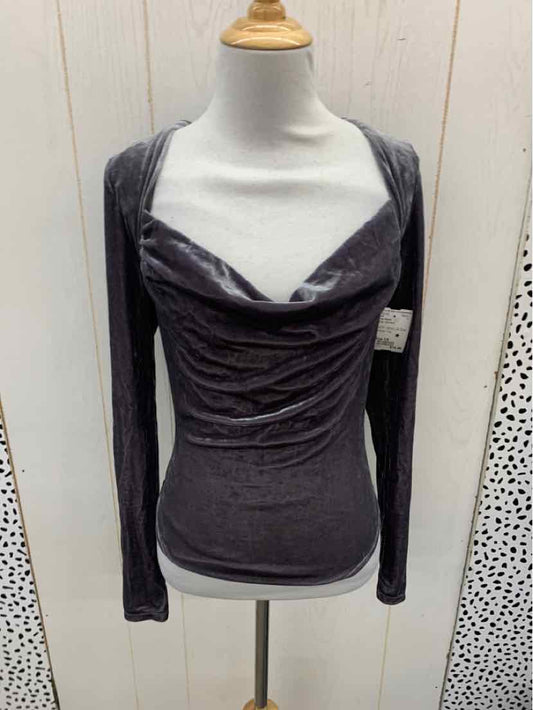 Free People Gray Womens Size XS Shirt