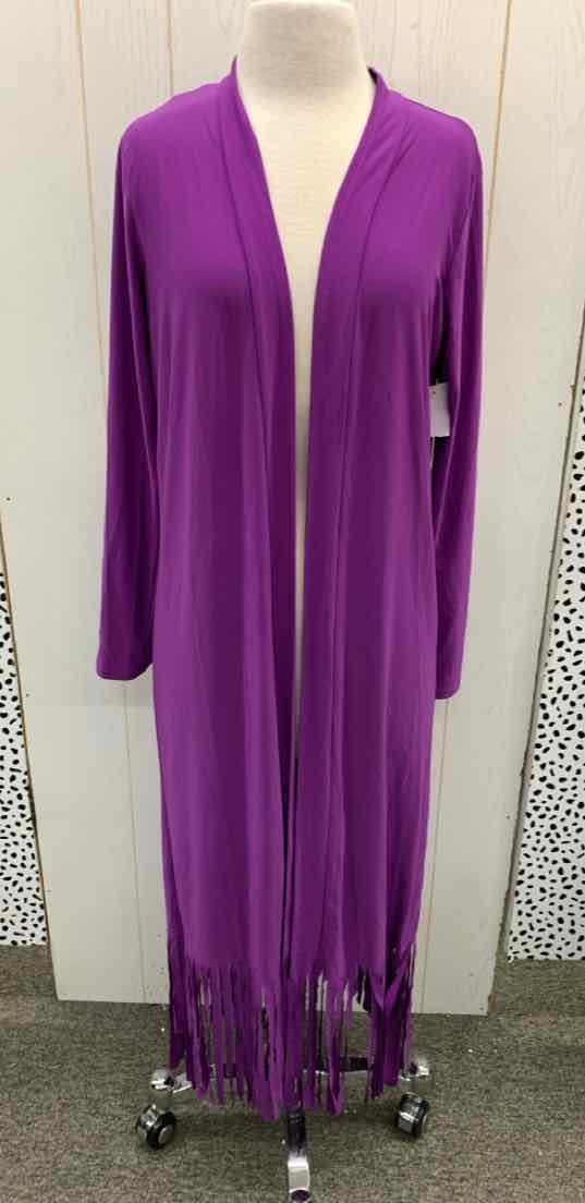 Attitudes by Renee Purple Womens Size M/L Shirt