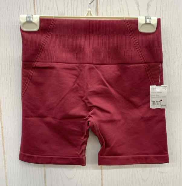 Burgundy Womens Size Small Shorts