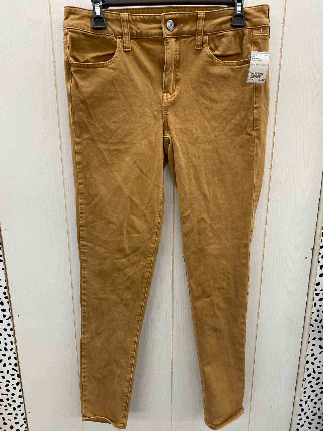 American Eagle Brown Womens Size 10 Long Pants