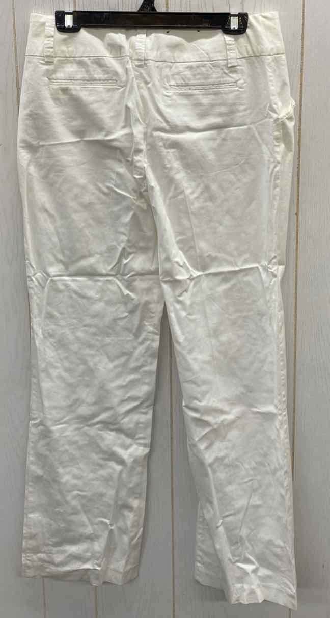 Daisy Fuentes White Womens Size 8 Pants