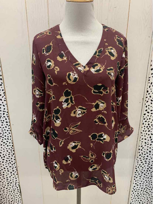 DR2 Burgundy Womens Size XS Shirt