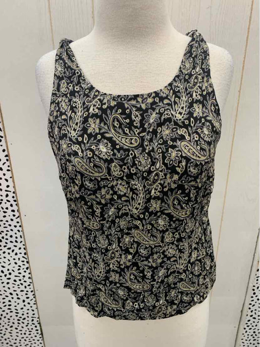 Lands End Black Womens Size XS Tank Top