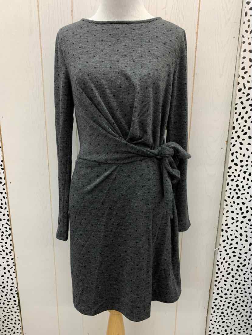 LOFT Gray Womens Size 6 Dress