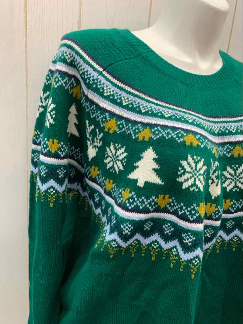 SJB Green Womens Size 2X Sweater