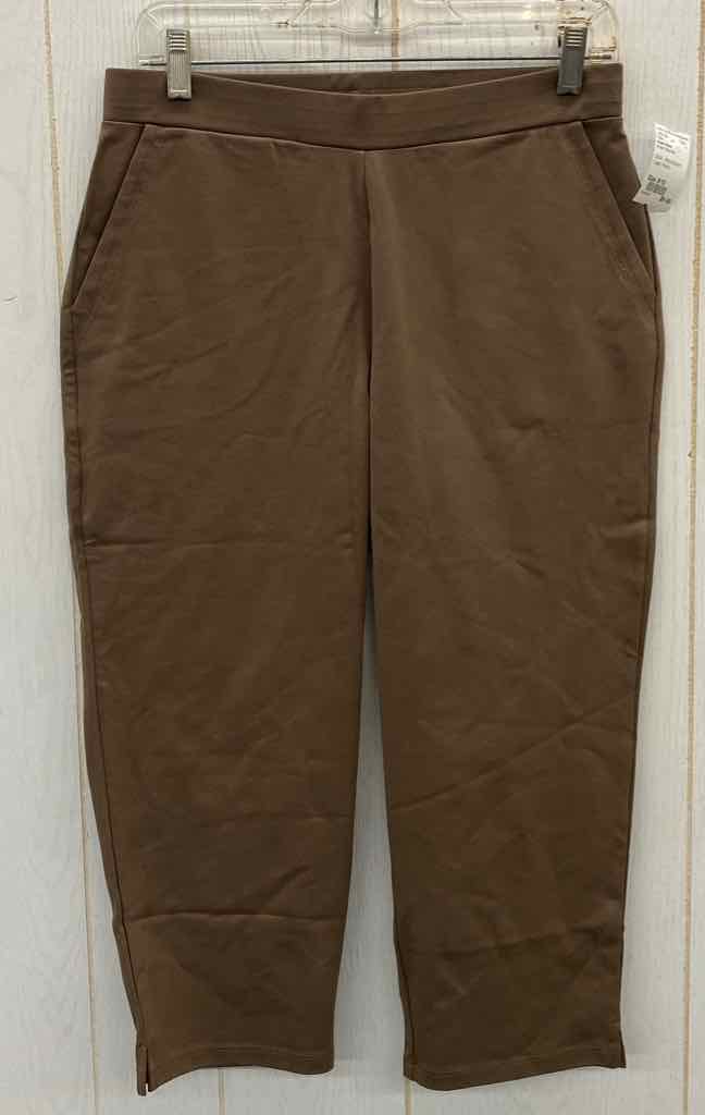 Susan Graver Brown Womens Size 8/10 Pants