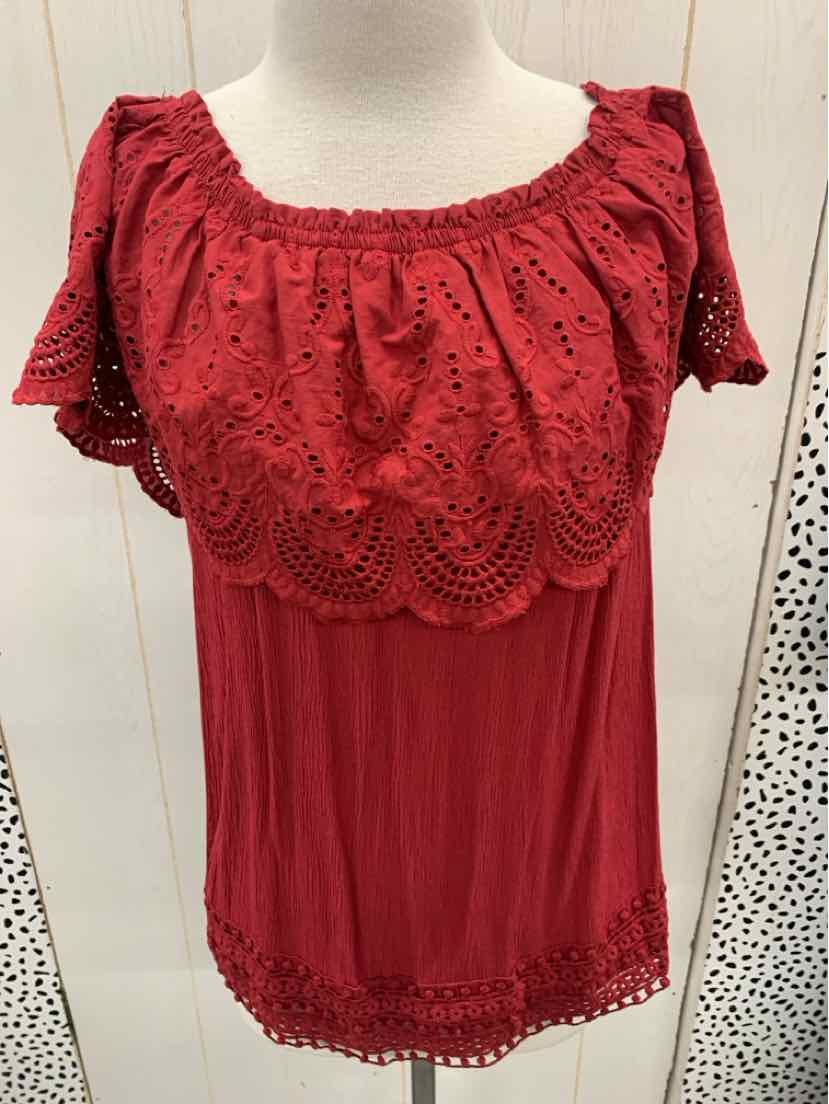 Knox Rose Red Womens Size XS Shirt