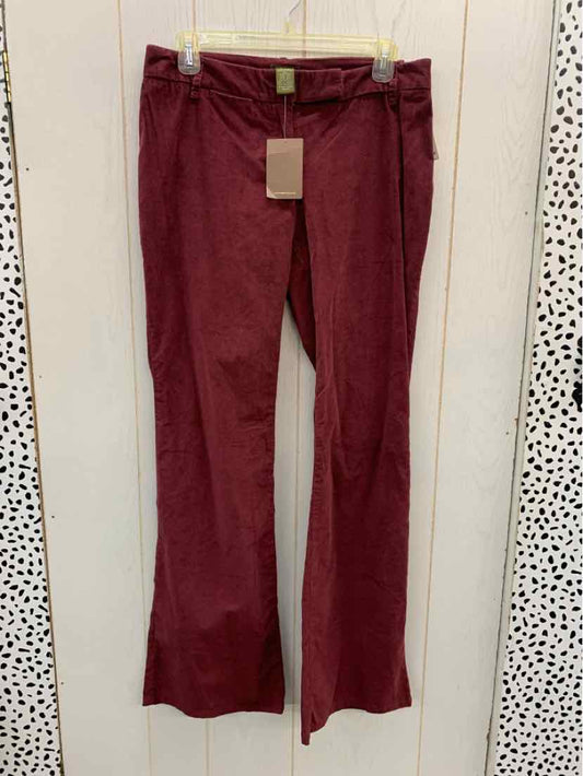 Anthropologie Burgundy Womens Size 6 Pants